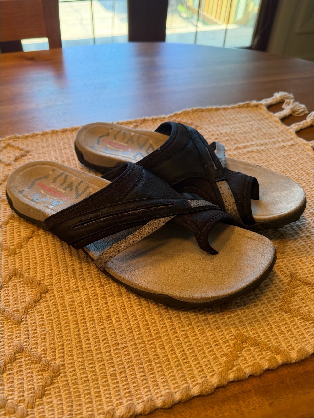 Merrell Black and Gray Terran Post II black sandals - Picture 3 of 7